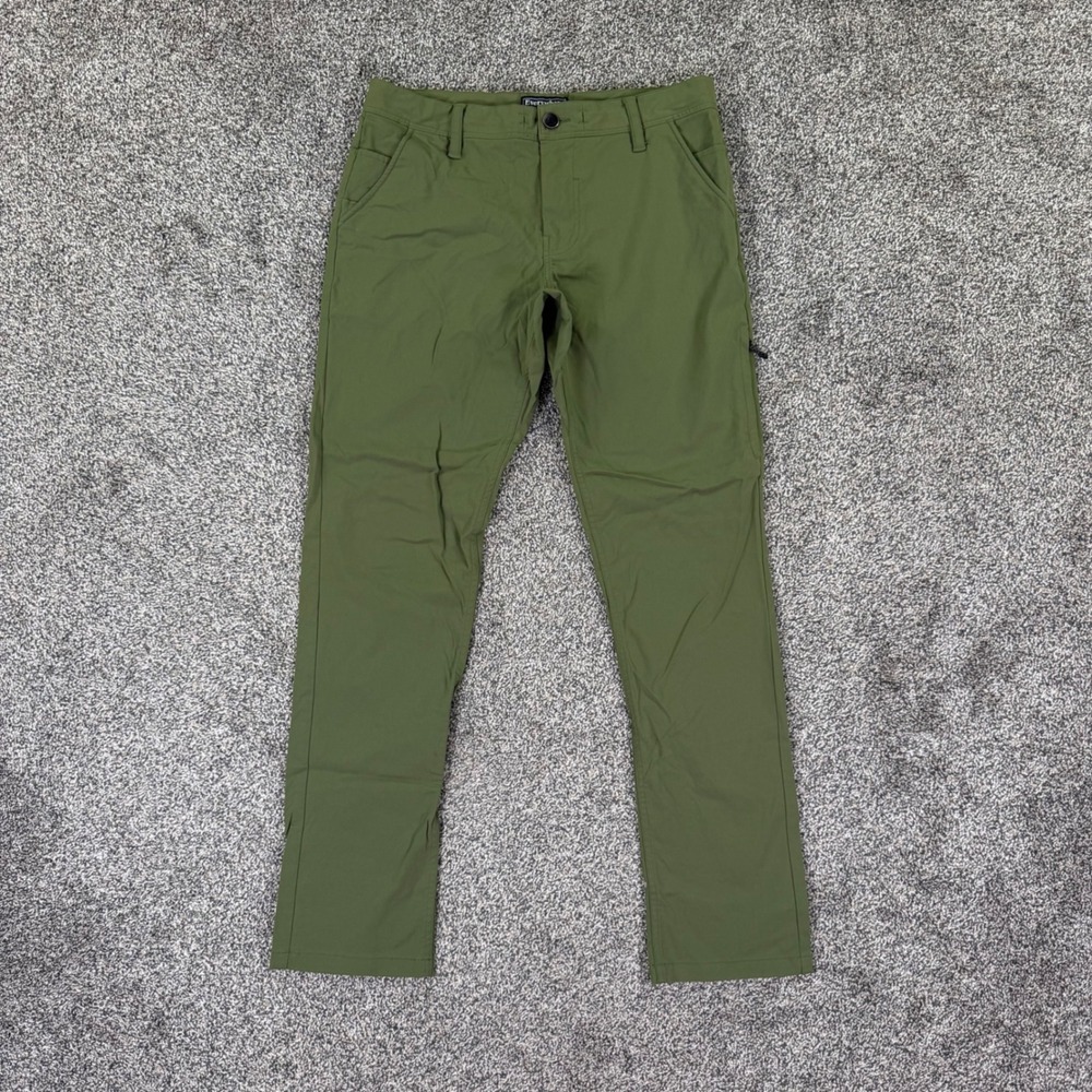 686 Everywhere Multi Shell Pants Mens 32x32 Slim Fit Green Outdoors Travel Work